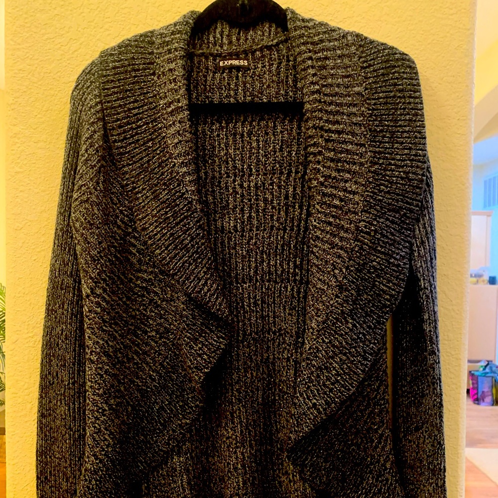 Gray EXPRESS cardigan